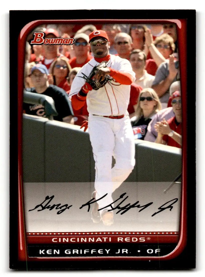 Ken Griffey Jr. Cincinnati Reds baseball card lot with various Cincinnati Reds cards