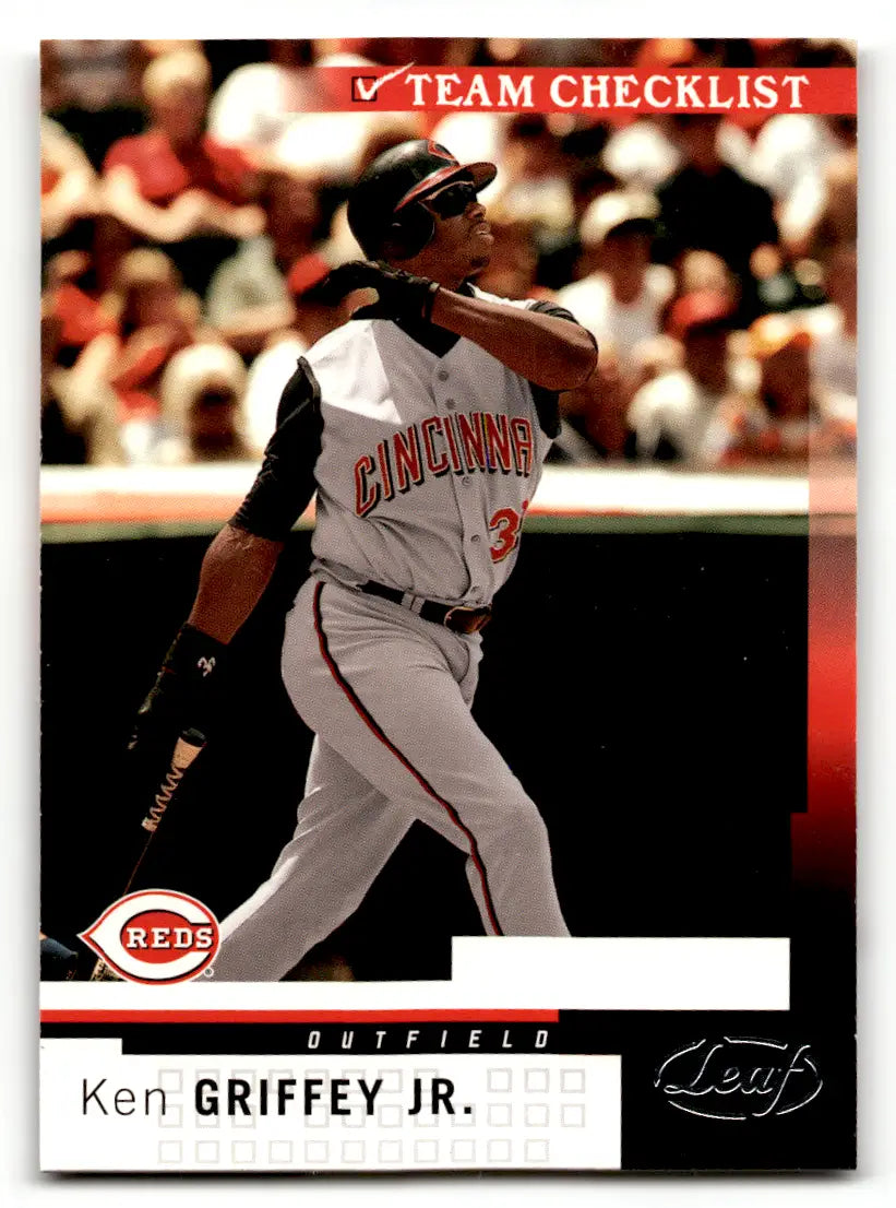 Ken Griffey Jr. baseball card from Cincinnati Reds 6-card lot product