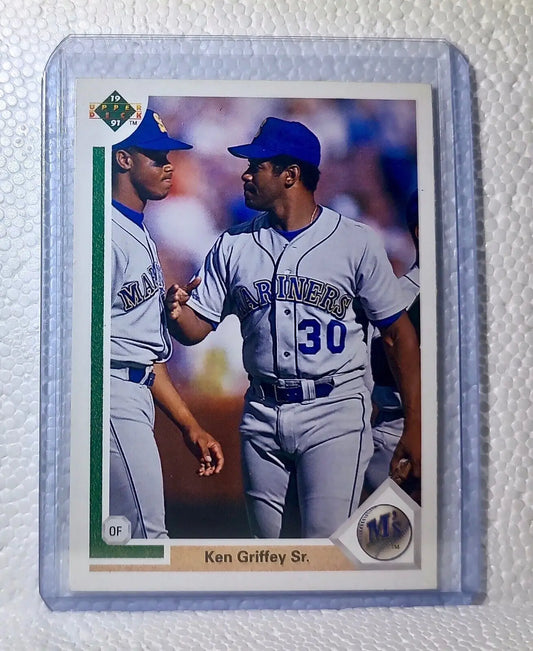 Ken Griffey Sr. 1991 Upper Deck MLB #572 Baseball Card Seattle Mariners - Baseball Card Single
