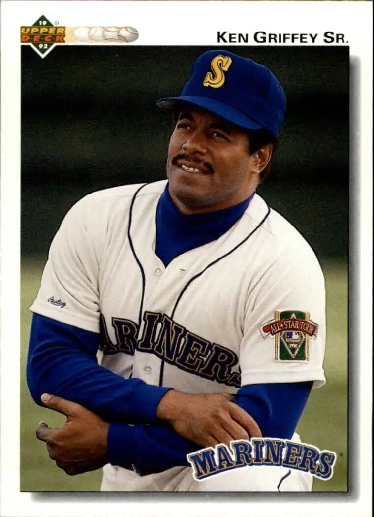 Ken Griffey Sr. 1992 Upper Deck MLB #335 Baseball Card Seattle Mariners