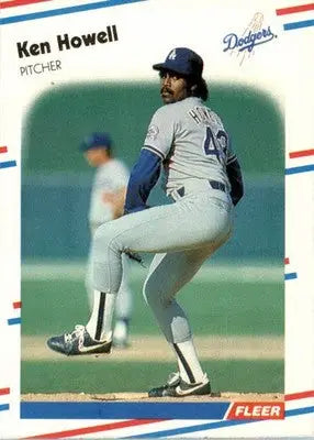 Ken Howell - 1988 Fleer - #520 - Baseball - Baseball Card Single
