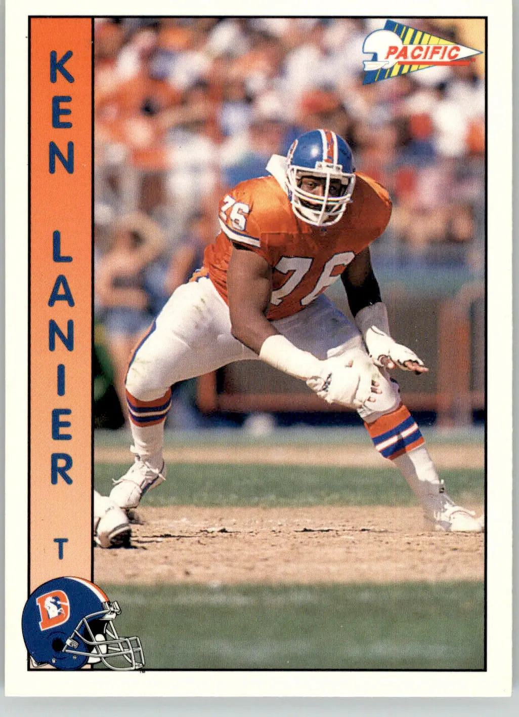 Ken Lanier - 1992 Pacific - #399 - Football