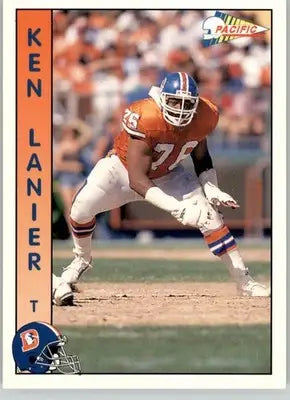 Ken Lanier - 1992 Pacific - #399 - Football - Football Card Single