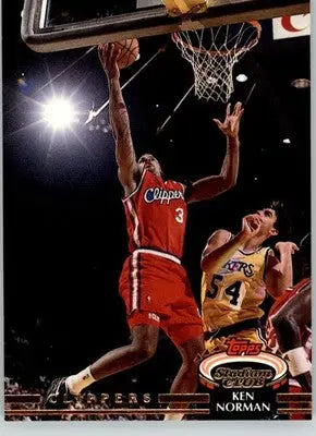 Ken Norman - 1992-93 Stadium Club - #48 - Basketball - Basketball Card Single