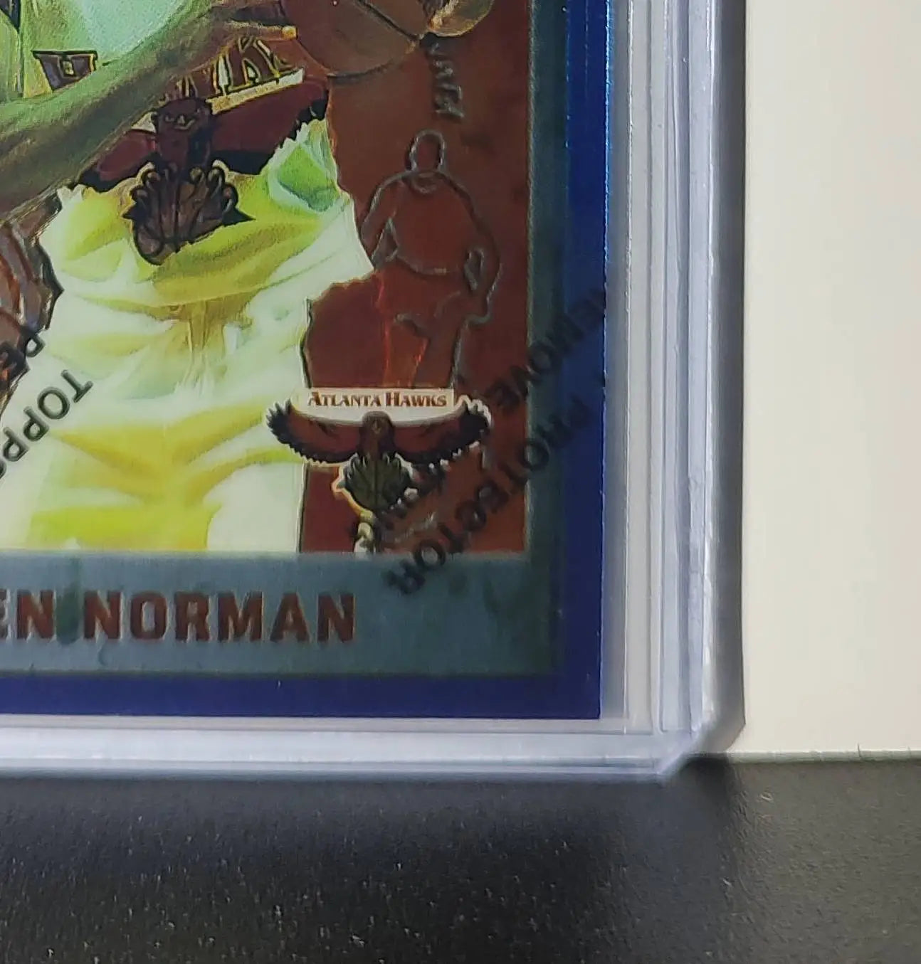 Ken Norman 1995-96 Topps Finest NBA #210 Card Atlanta Hawks
