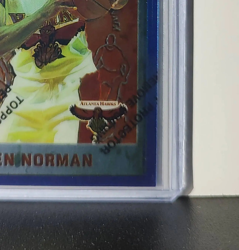 Ken Norman 1995-96 Topps Finest NBA #210 Card Atlanta Hawks