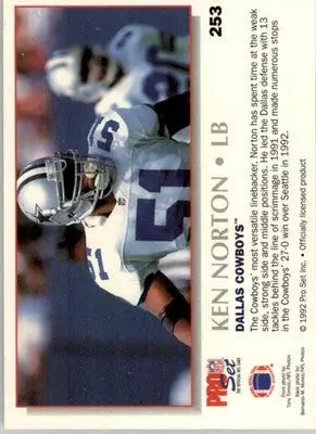 Ken Norton - 1992 Pro Set Power - #253 - Football - Football Card Single