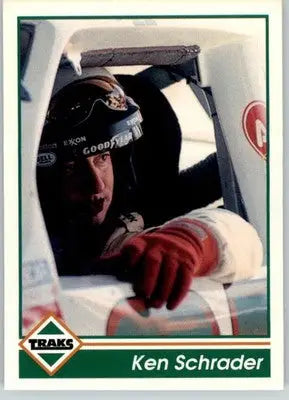 Ken Schrader - 1992 Traks - #25 - Racing - Racing Card Single