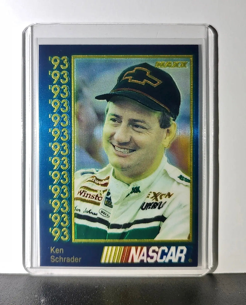 Ken Schrader 1993 Maxx Premier Plus Racing #25 NASCAR Card Hendrick Motorsports - Racing Card Single