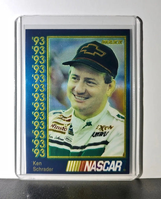 Ken Schrader 1993 Maxx Premier Plus Racing #25 NASCAR Card Hendrick Motorsports - Racing Card Single