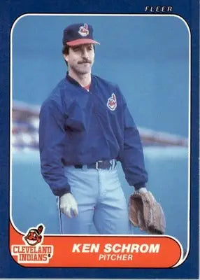 Ken Schrom - 1986 Fleer Update - #U-104 - Baseball - Baseball Card Single