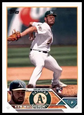 Ken Waldichuk Rookie 2023 Topps #340 Oakland Athletics