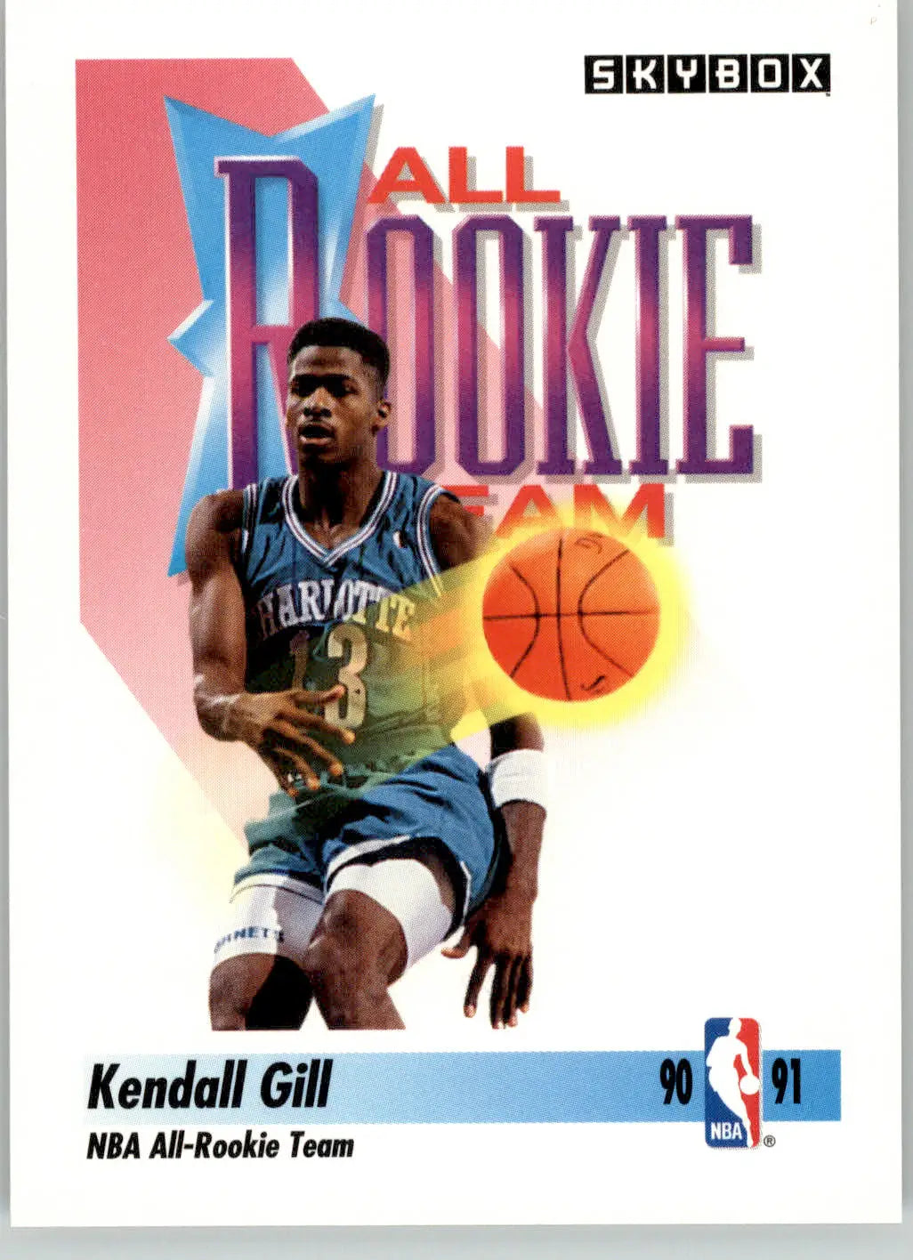 Kendall Gill - 1991-92 SkyBox - #321 - Basketball - Basketball Card Single