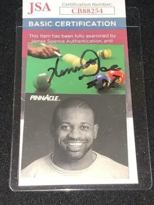 Autographed Kenneth Davis Pinnacle Football Card 1991 JSA Buffalo Bills memorabilia