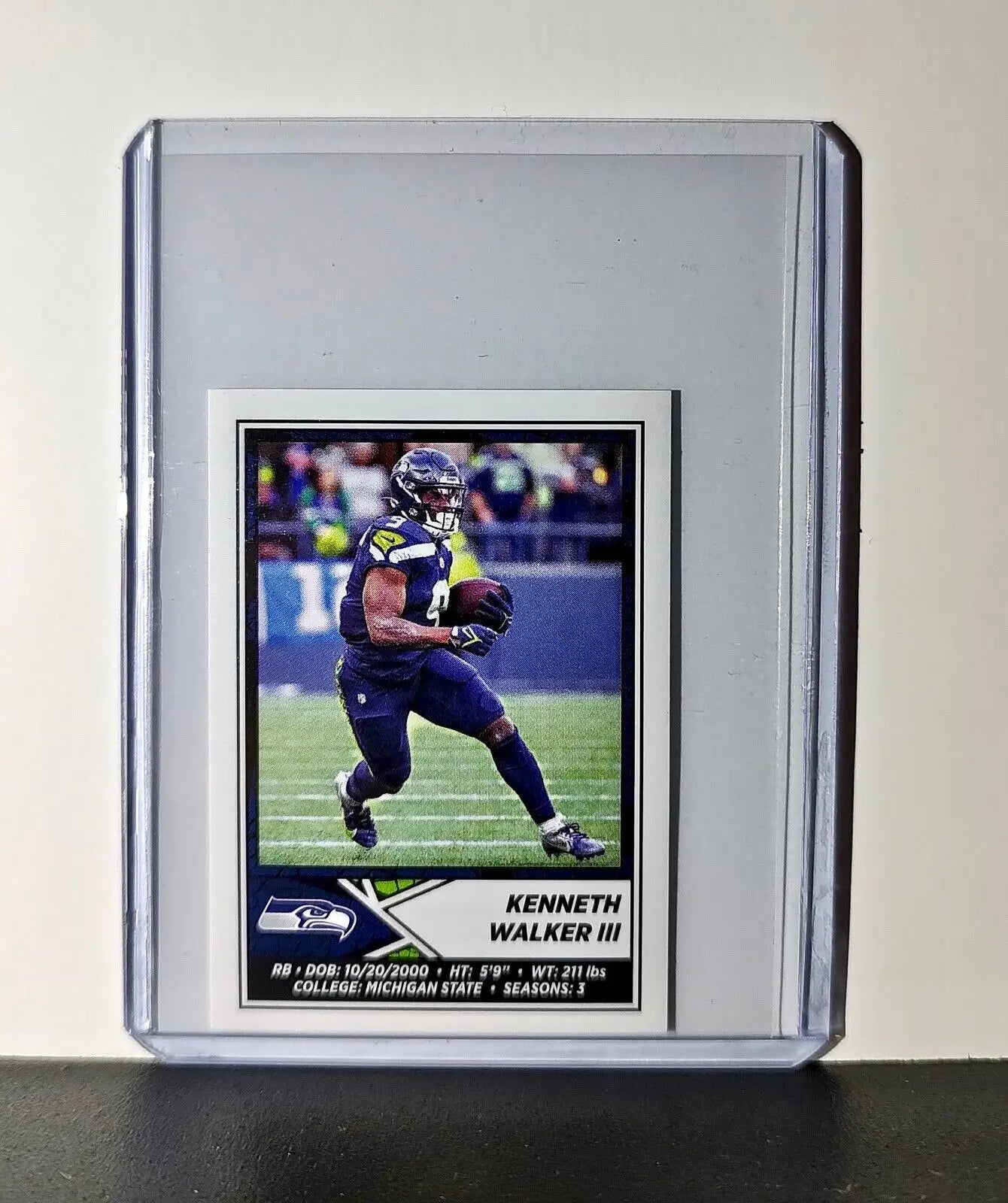 Kenneth Walker III 2024 Panini NFL Sticker #540 Seattle Seahawks - Football Card Single