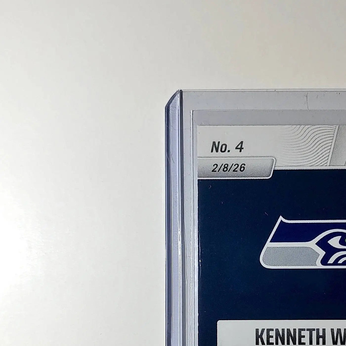 Kenneth Walker III 2026 Panini NFL Super Bowl LIX Champions #4 Card Seahawks - Football Card Single