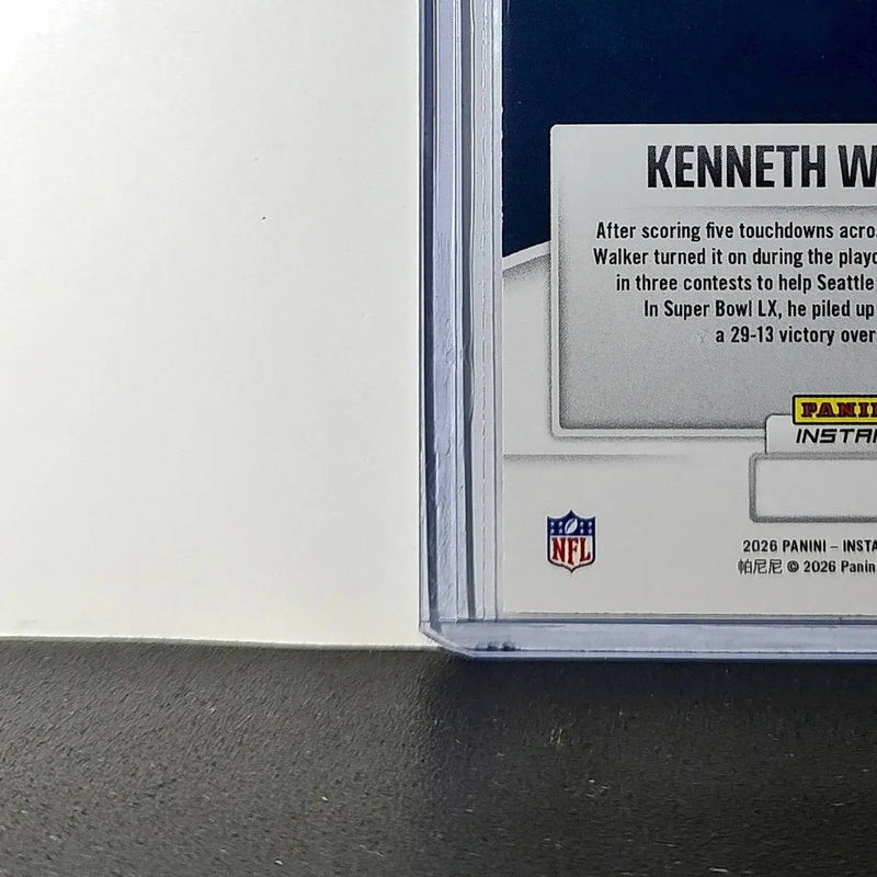 Kenneth Walker III 2026 Panini NFL Super Bowl LIX Champions #4 Card Seahawks - Football Card Single