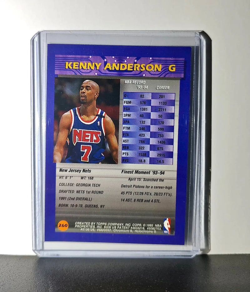 Kenny Anderson 1994-95 Topps Finest #260 Basketball Card
