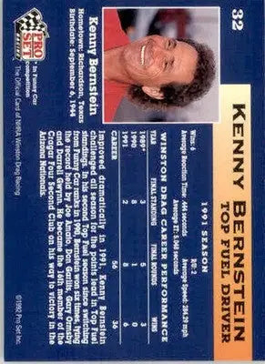 Kenny Bernstein - 1992 Pro Set NHRA - #32 - Racing - Racing Card Single