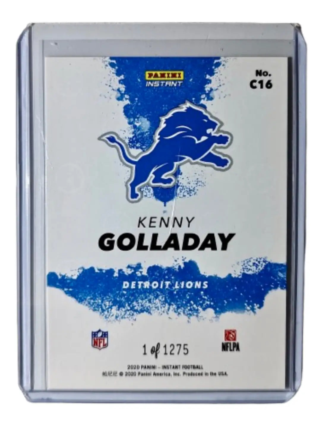 Kenny Golladay 2020 Panini NFL Instant My City #16 Football Card 1 of 1275