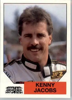Kenny Jacobs - 1990 World of Outlaws - #17 - Racing - Racing Card Single
