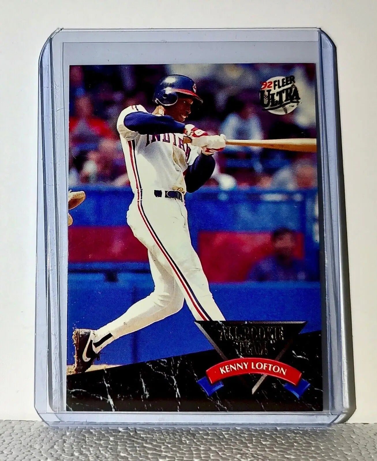 Kenny Lofton 1992 Fleer Ultra #7 All-Rookie Team MLB Card Cleveland Indians - Baseball Card Single