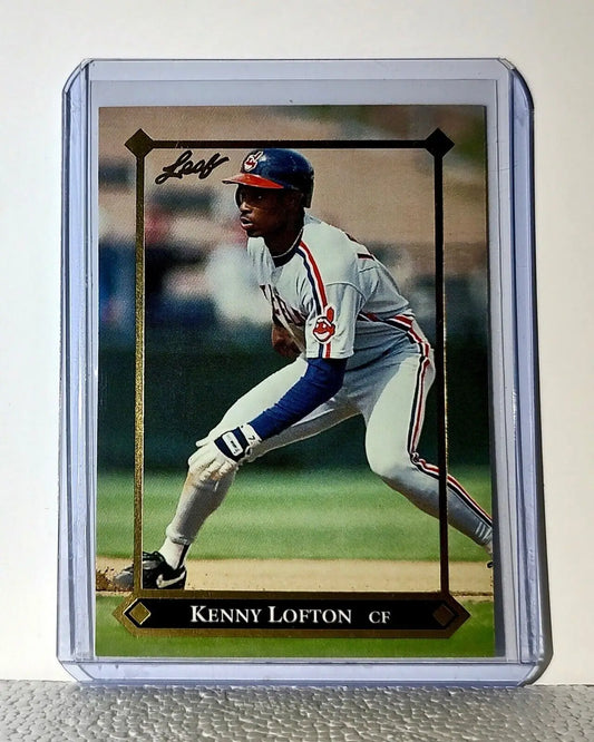 Kenny Lofton 1992 Leaf #BC-4 Gold Leaf Rookies MLB Card Cleveland Indians - Baseball Card Single