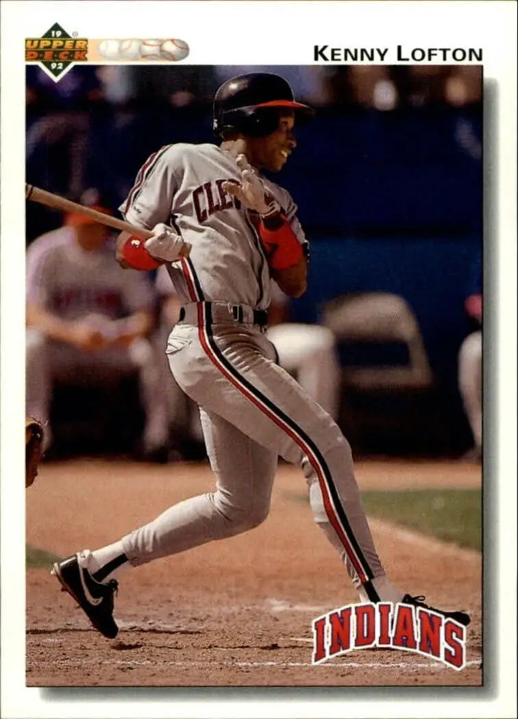 Kenny Lofton 1992 Upper Deck MLB #766 Baseball Card Cleveland Indians