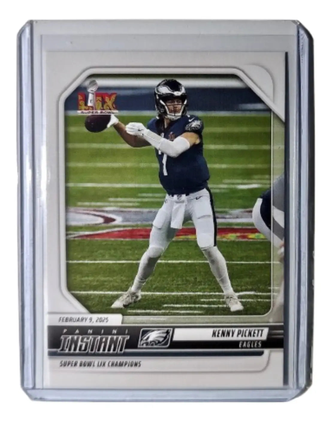 Kenny Pickett 2024 Panini Super Bowl LIX Champions NFL #31 Football Card Eagles