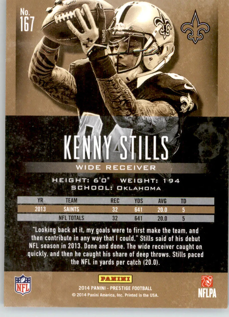 Kenny Stills - 2014 Panini Prestige - #167 - Football