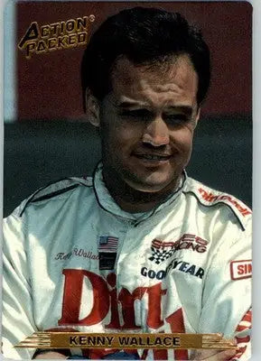 Kenny Wallace - 1993 Action Packed - #35 - Racing - Racing Card Single