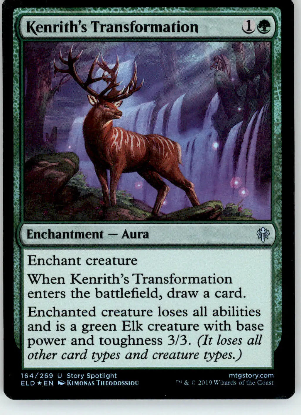 Kenrith’s Transformation - Throne of Eldraine - 164 - Foil LP Magic