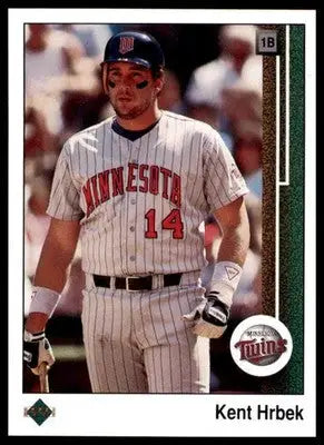 Kent Hrbek 1989 Upper Deck #213 Minnesota Twins - Baseball Card Single