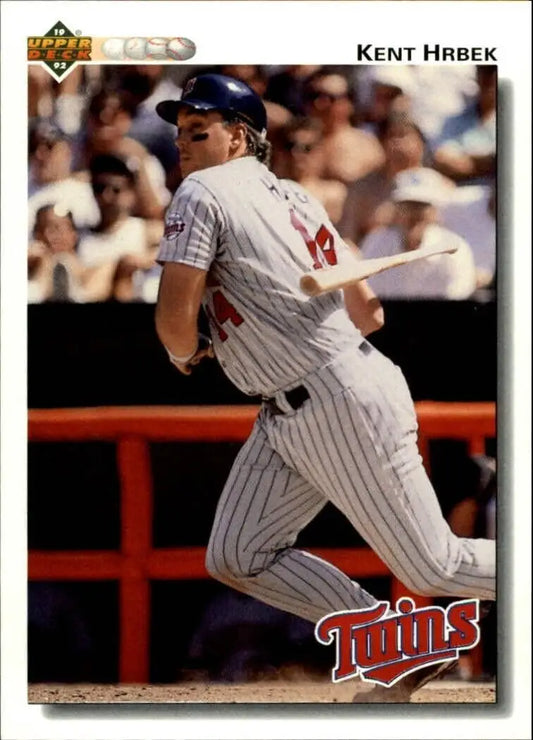 Kent Hrbek 1992 Upper Deck MLB #334 Baseball Card Minnesota Twins - Baseball Card Single