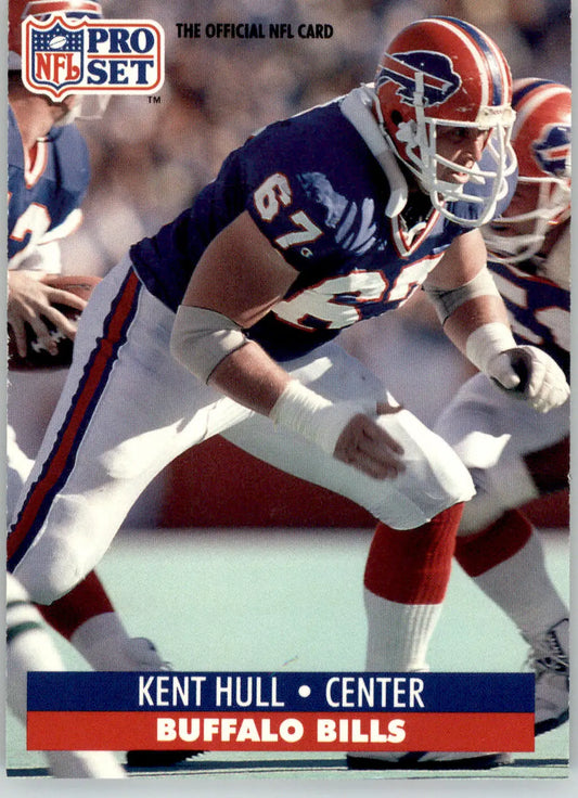 Kent Hull - 1991 Pro Set - #76 - Football - Football Card Single