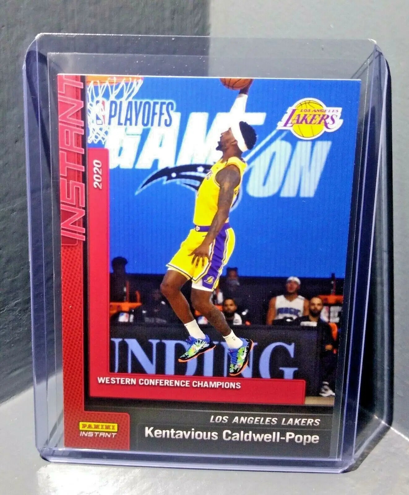 Kentavious Caldwell 2019-20 Panini NBA Instant Lakers #234 Basketball Card 1/340