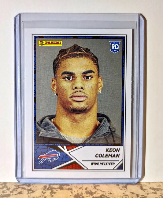 Keon Coleman 2024 Panini NFL #85 Rookie Sticker Card Buffalo Bills - Football Card Single