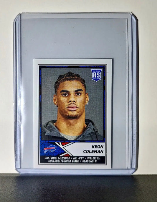 Keon Coleman 2024 Panini NFL Sticker #45 Rookie Buffalo Bills - Football Card Single