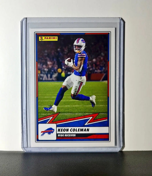 Keon Coleman 2025 Panini NFL #49 Sticker Card Buffalo Bills