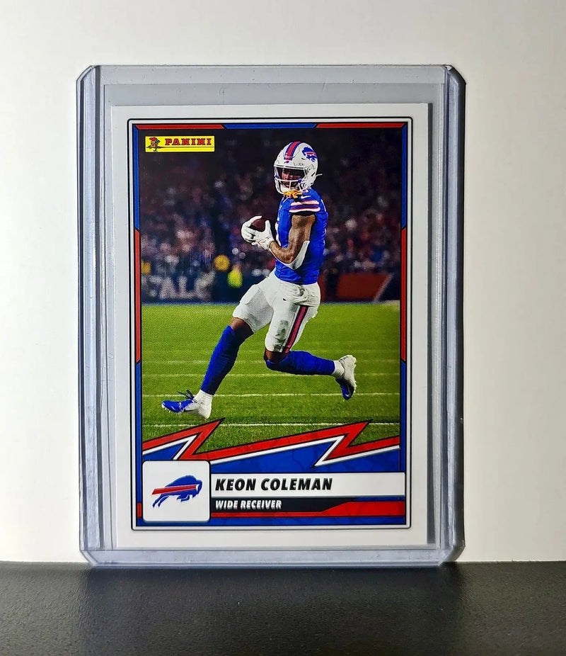 Keon Coleman 2025 Panini NFL #49 Sticker Card Buffalo Bills