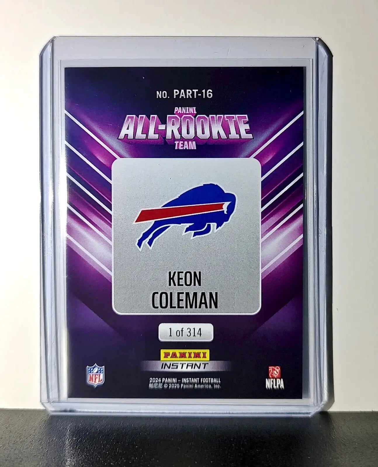 Keon Coleman Rookie 2024 Panini NFL #16 All-Rookie Card Buffalo Bills 1 of 314