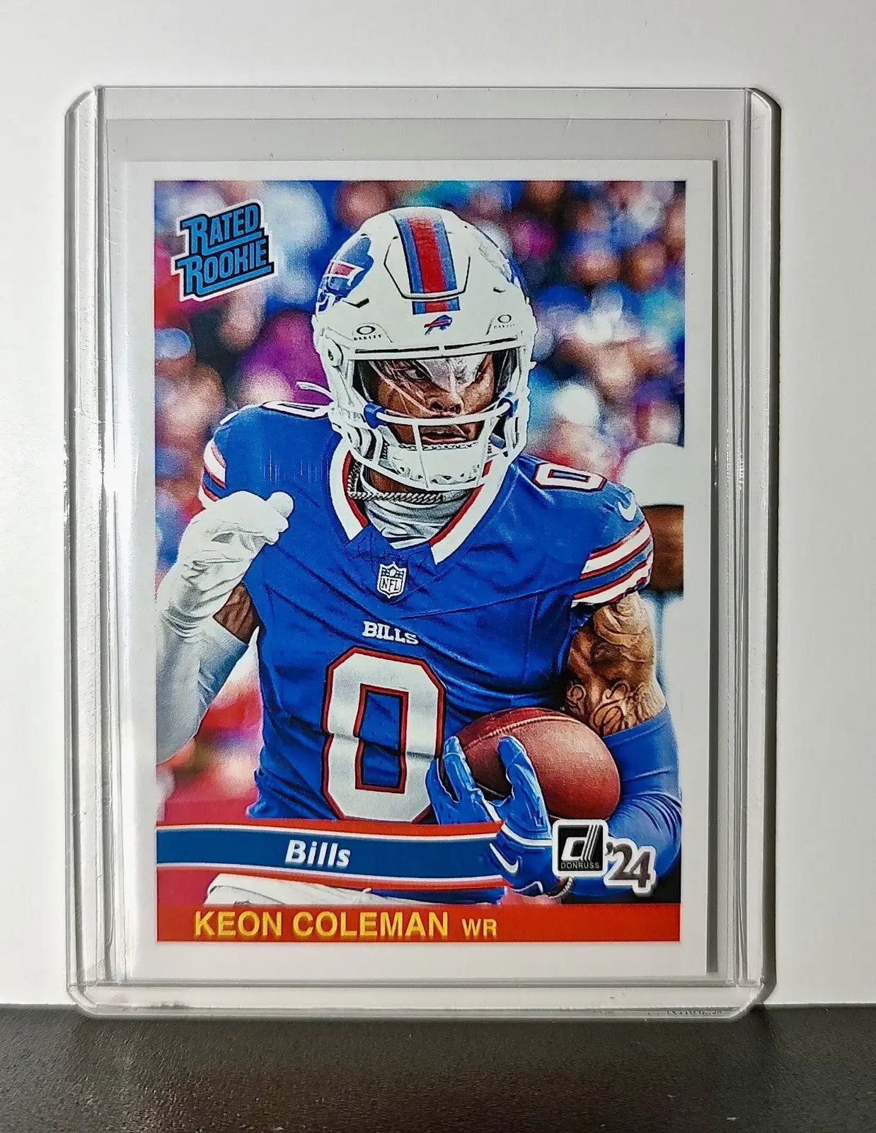 Keon Coleman Rookie 2024 Panini Rated Rookie Retro NFL #21 Card Bills 1 of 890 - Football Card Single