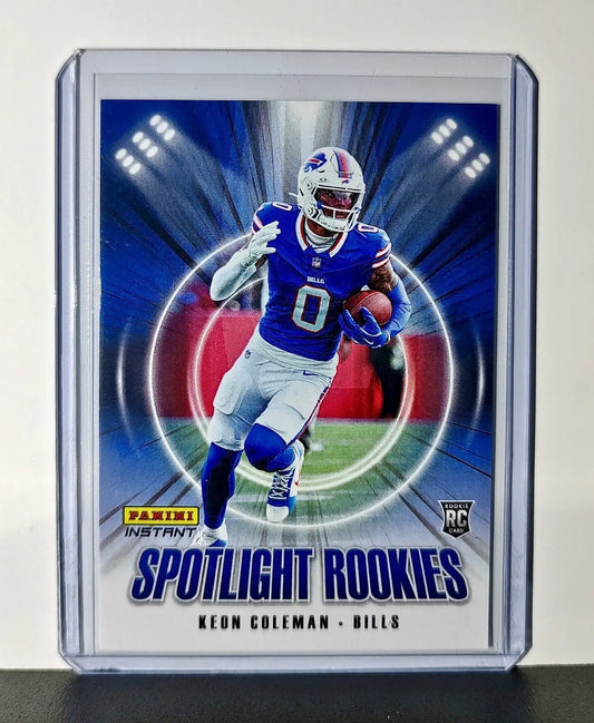 Keon Coleman Rookie 2024 Panini Spotlight Rookies NFL #21 Card Bills 1 of 1426 - Football Card Single