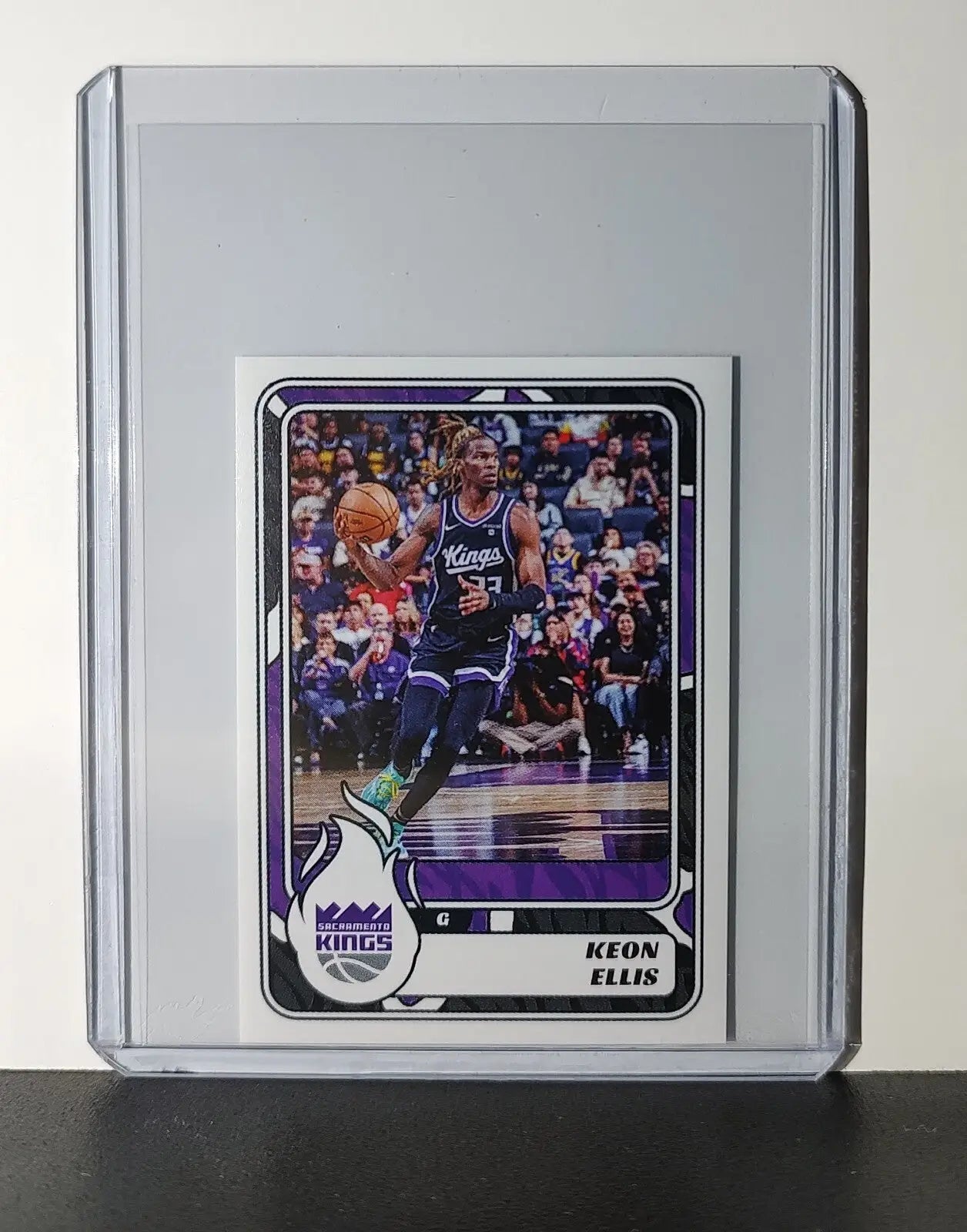 Keon Ellis 2024-25 Panini NBA #458 Sticker Card Sacramento Kings - Basketball Card Single