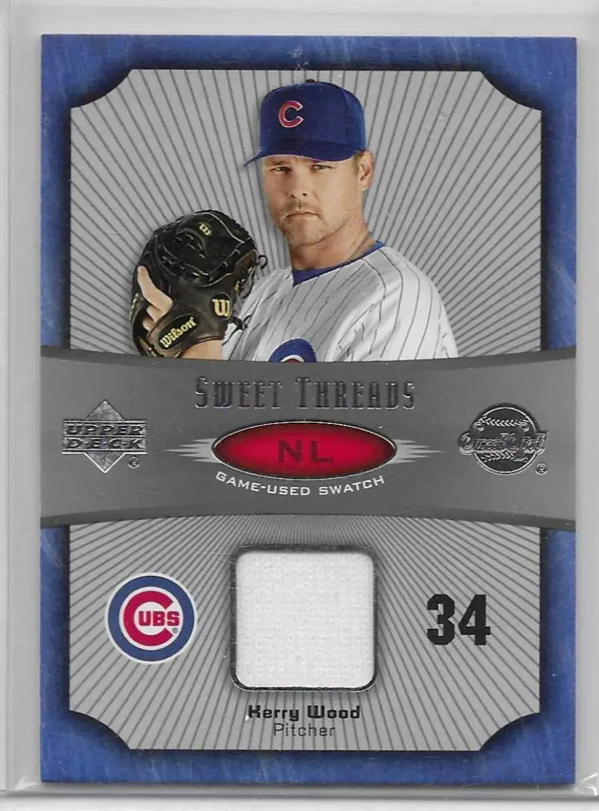 Kerry Wood 2005 Upper Deck Sweet Threads Patch Relic c-62 - Baseball Card Single