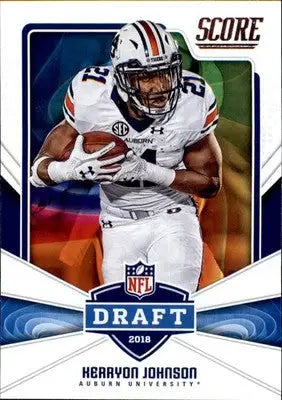 Kerryon Johnson - 2018 Score - #25 - NFL Draft Football - Football Card Single