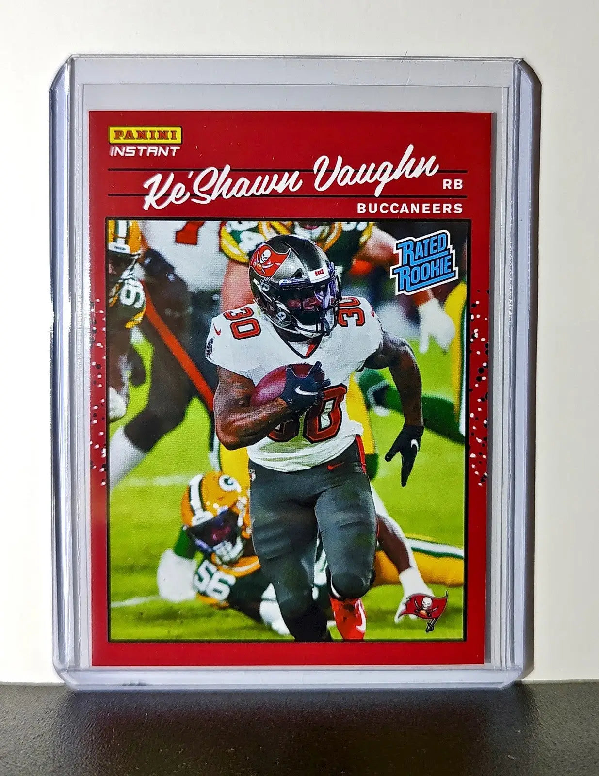 Ke’Shawn Vaughn Rookie 2020 Panini NFL #28 Rated Rookie Tampa Bay Buccaneers