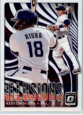 Keston Hiura - 2020 Donruss Optic - #OI-15 - Optic Illusions Baseball