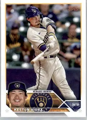 Keston Hiura - 2023 Topps - #104 - Baseball - Baseball Card Single