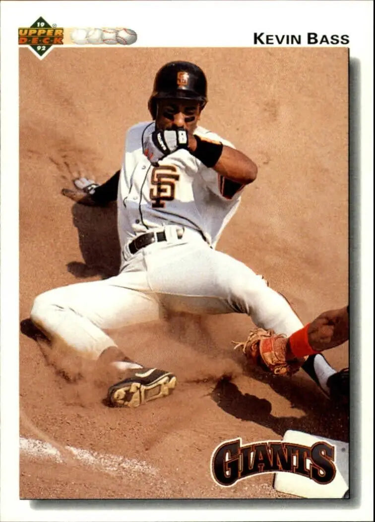 Kevin Bass 1992 Upper Deck MLB #107 Baseball Card San Francisco Giants
